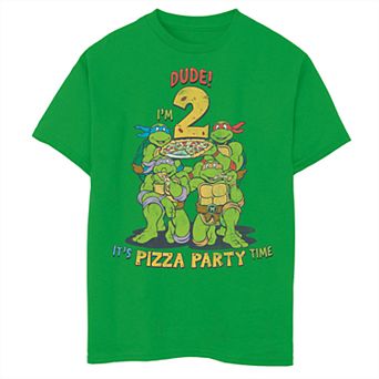 Boys 8-20 Teenage Mutant Ninja Turtles 2nd Birthday Short Sleeve Tee