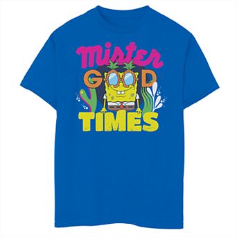 Boys 8-20 Spongebob SquarePants Mister Good Times Short Sleeve Tee