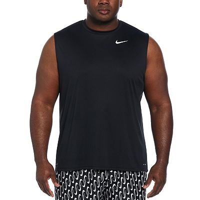 Big Tall Nike Dri FIT UPF 40 Essential Sleeveless Hydroguard Swim Tee