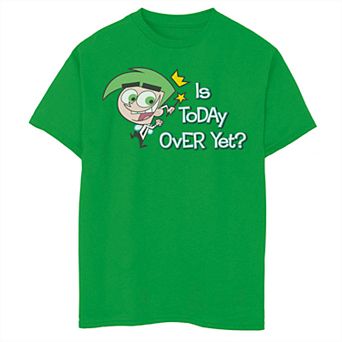Boys 8-20 The Fairly Oddparents Cosmo Is Today Over Yet Short Sleeve Tee