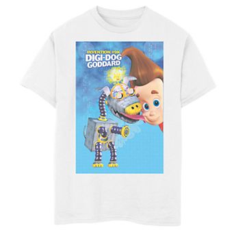 Boys 8-20 Jimmy Neutron & Goddard Poster Short Sleeve Tee