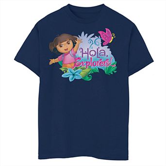 Boys 8-20 Boy's Dora the Explorer Hola Explorers Short Sleeve Tee