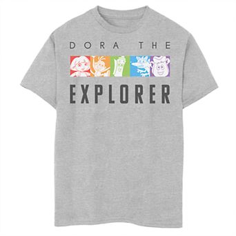Boys 8-20 Dora the Explorer Dora Line Up Short Sleeve Tee