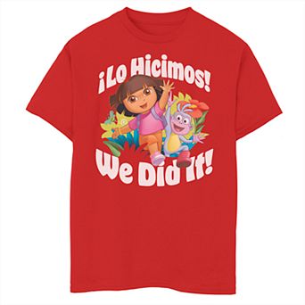 Boys 8-20 Dora the Explorer Dora And Boots We Did It Short Sleeve Tee