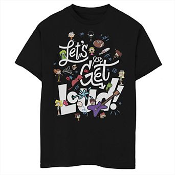 Boys 6-20 The Loud House Let's Get Loud! Tee