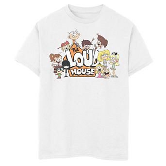 Boys 8-20 The Loud House Group Logo Tee