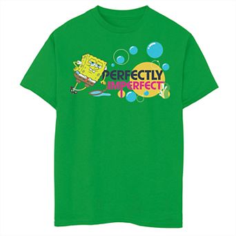 Boys 8-20 Spongebob SquarePants Perfectly Imperfect Short Sleeve Tee