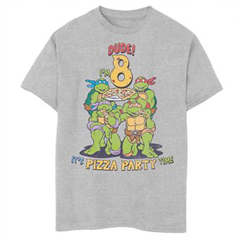 Boys 8-20 Teenage Mutant Ninja Turtles 8th Birthday Short Sleeve Tee