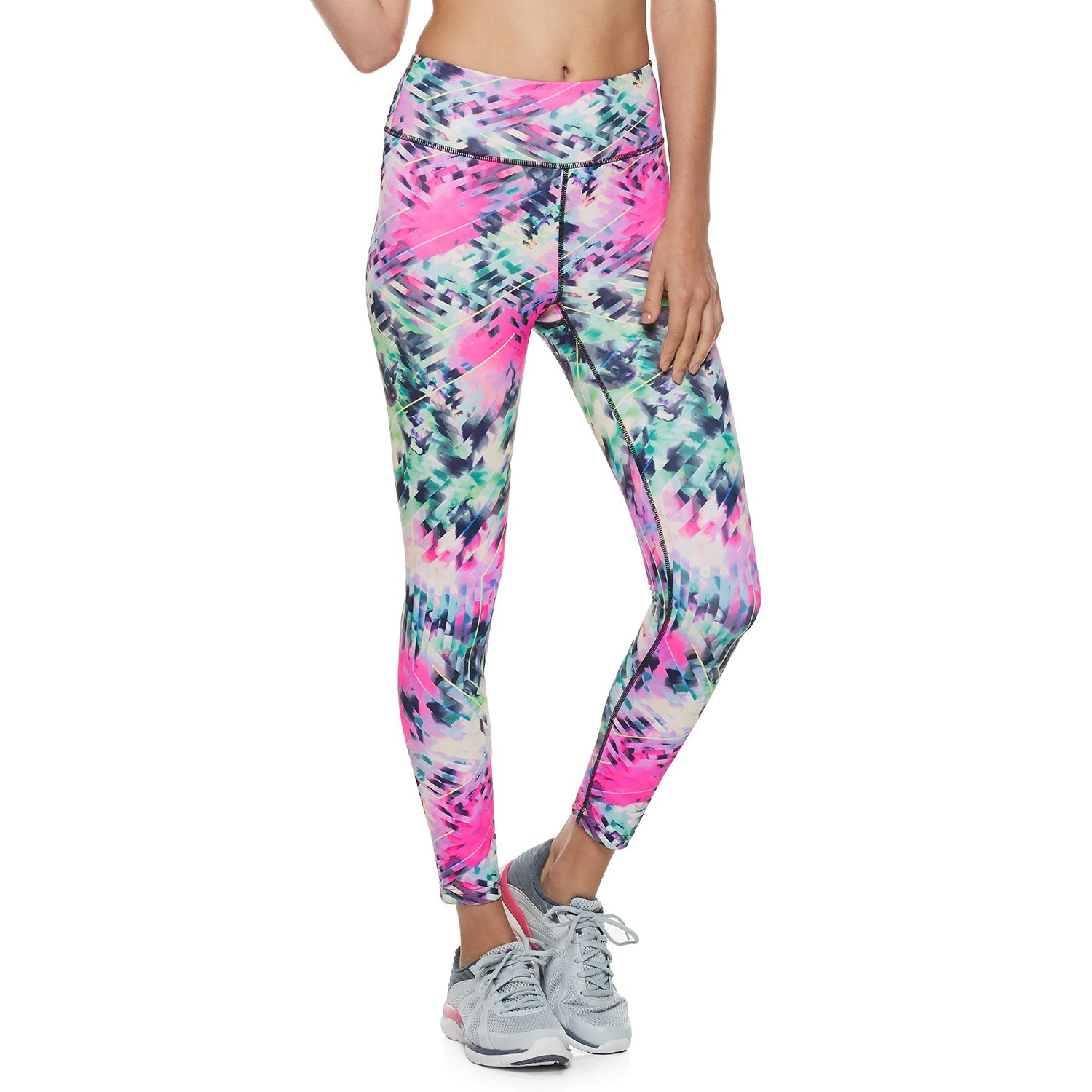 fila leggings pink