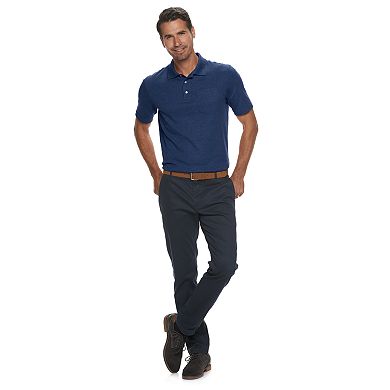 Men's Croft & Barrow® Easy-Care Extra-Soft Pocket Polo in Regular and Slim Fit