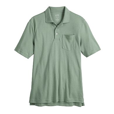 Men's Croft & Barrow® Easy-Care Extra-Soft Pocket Polo in Regular and Slim Fit