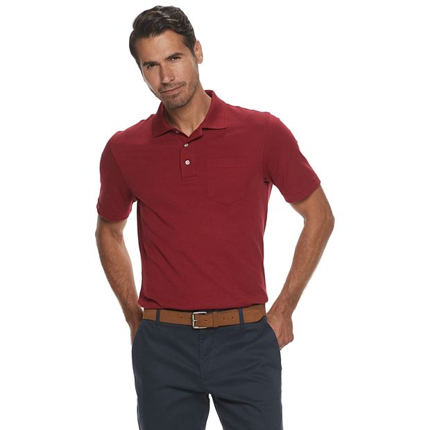 Kohls mens polo 2025 shirts with pocket