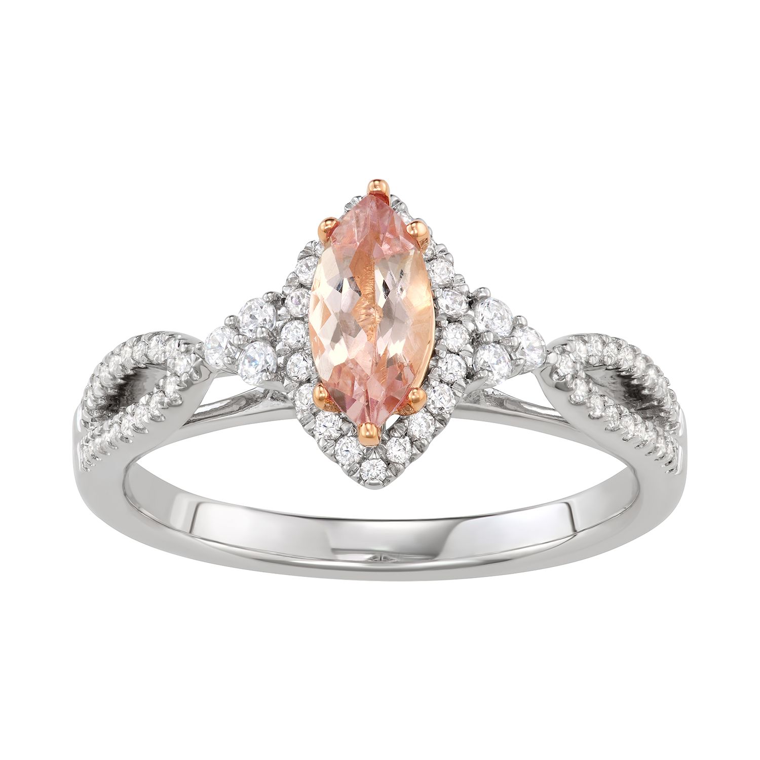 morganite engagement ring vera wang