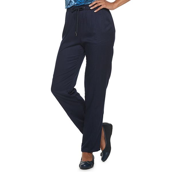 Cathy daniels plus hot sale size drawstring capris