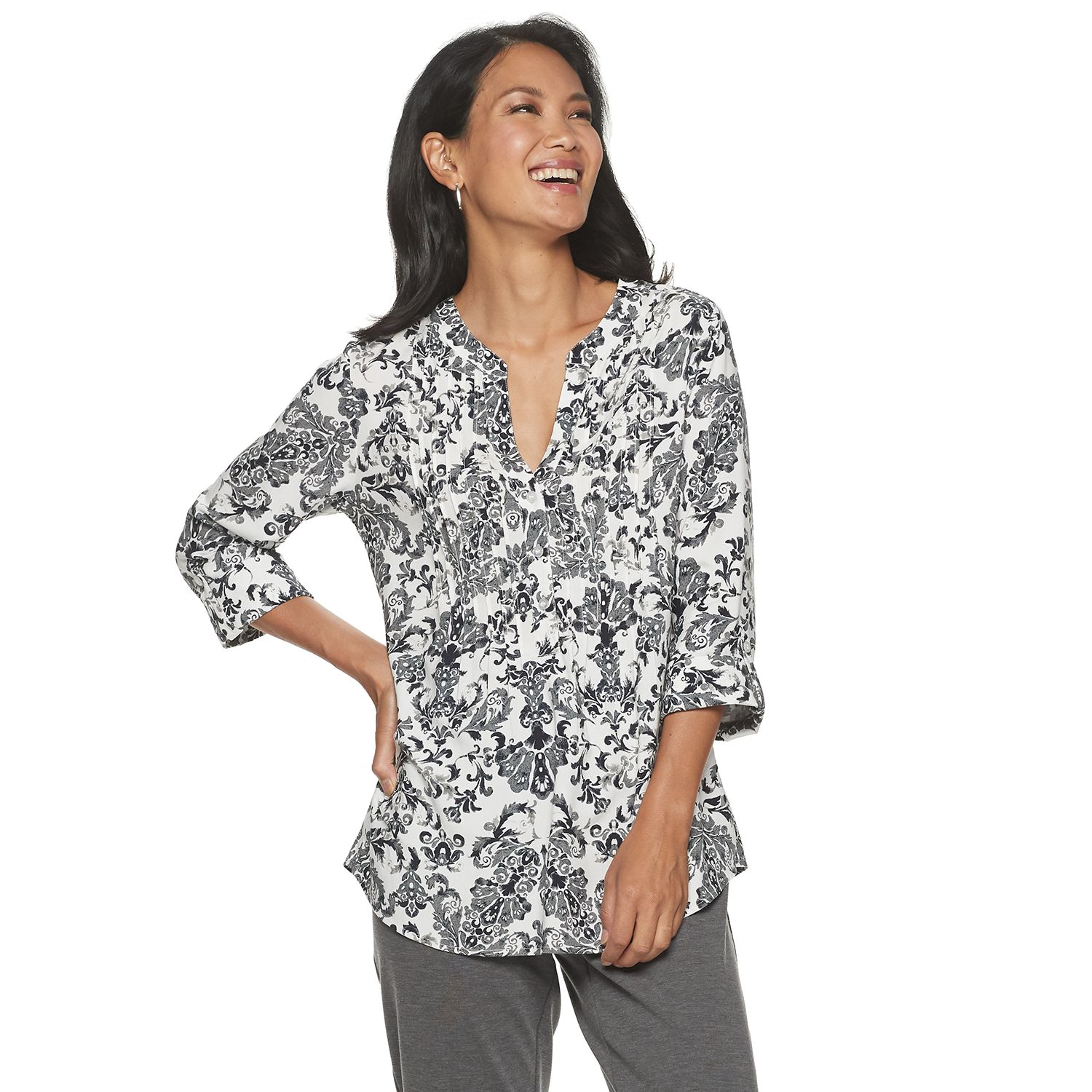 kohls cathy daniels tops