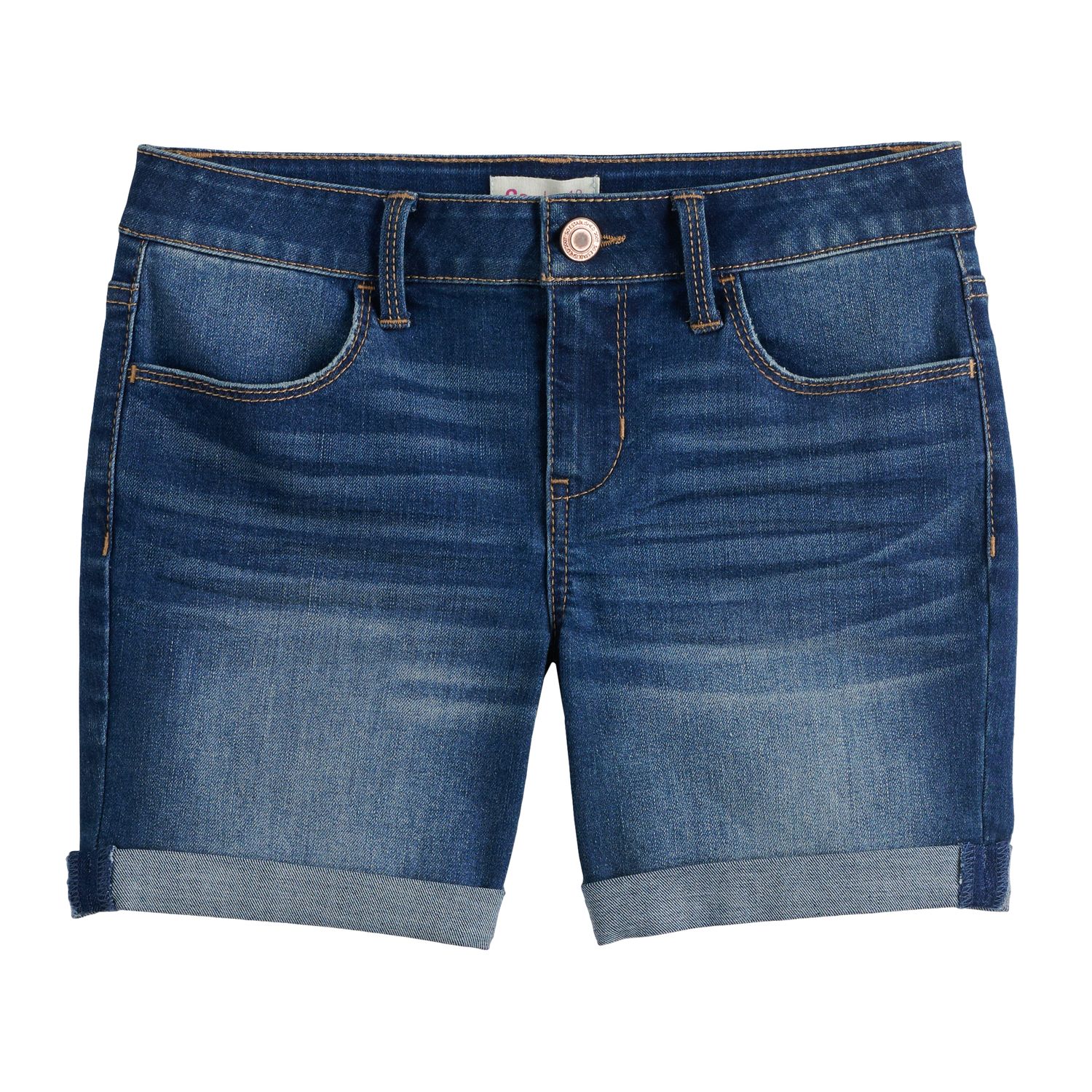 midi jeans shorts