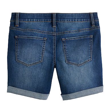 Girls 4-20 & Plus Size SO® Midi Jean Shorts