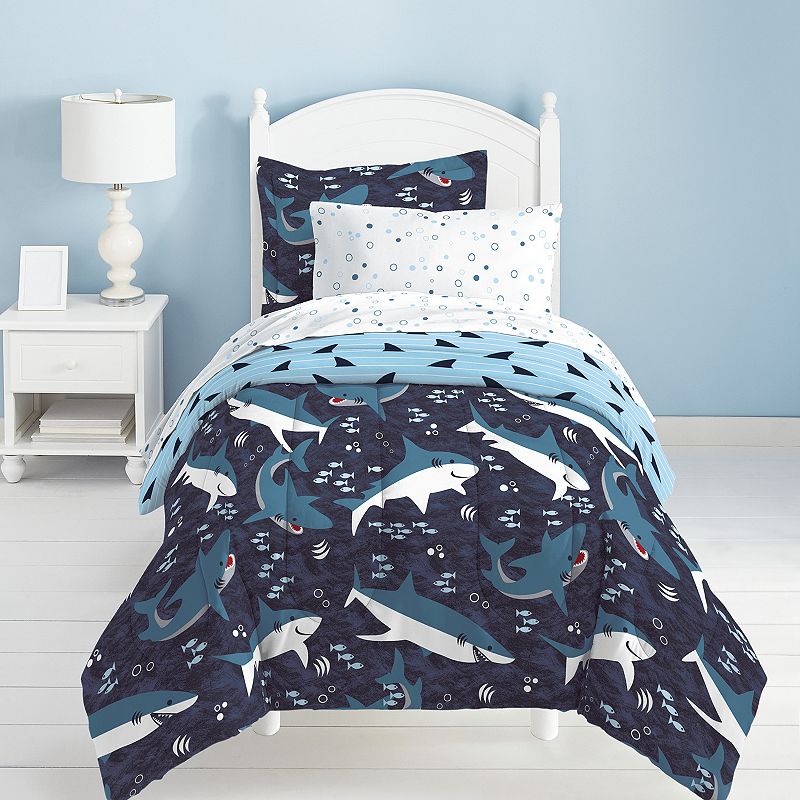 Dream Factory Comforter Set, Blue, Full