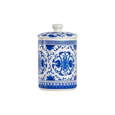 10 Strawberry Street Chinoiserie 3-pc. Ceramic Canister Set
