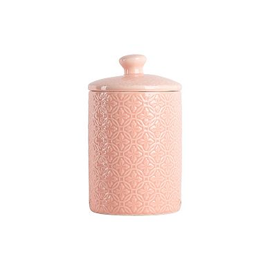 10 Strawberry Street Hampton Embossed 3-pc. Ceramic Canister Set