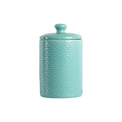 10 Strawberry Street Tide Embossed 3-pc. Ceramic Canister Set