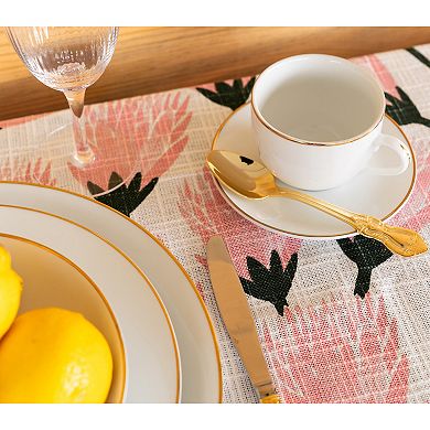 10 Strawberry Street Coupe Gold Line 6-pc. Dinner Plate Set