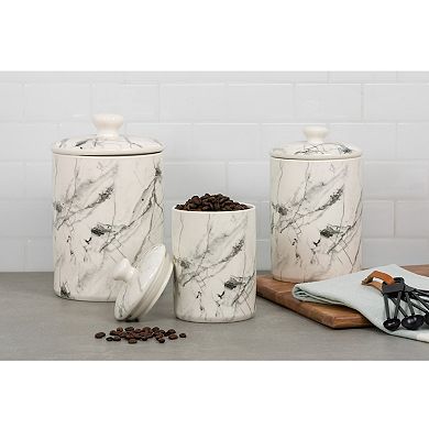 10 Strawberry Street Marble 3-pc. Ceramic Canister Set