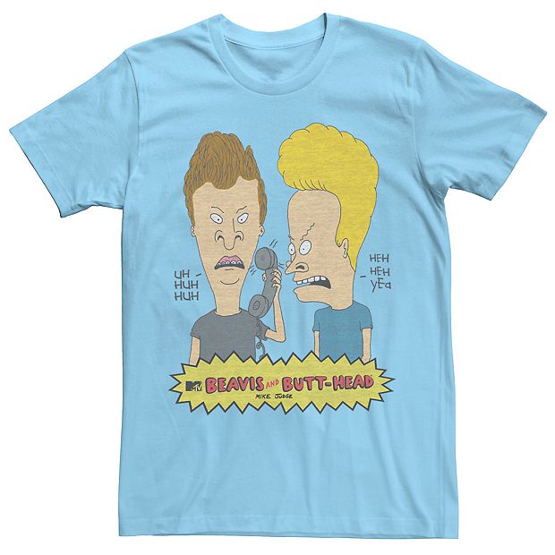 Men's Beavis And Butthead Phone Prank Tee