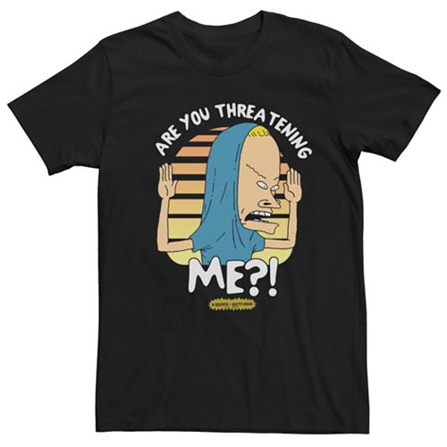 beavis and butthead are you threatening me shirt