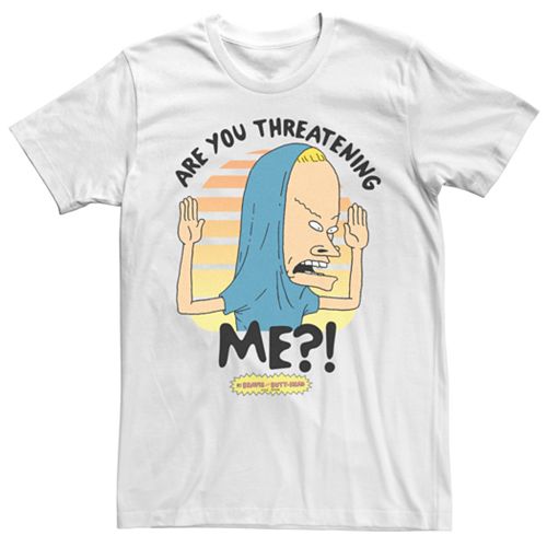 beavis and butthead are you threatening me shirt