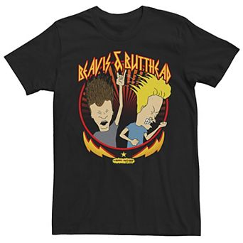 Men's Beavis And Butthead Metal Short Sleeve Tee