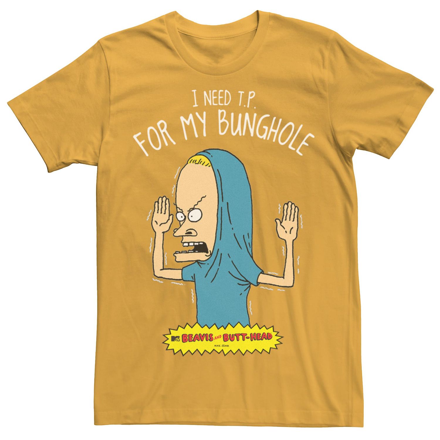 beavis and butthead shirt over head