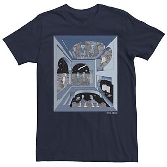 Men's Beavis And Butthead Escher Short Sleeve Tee