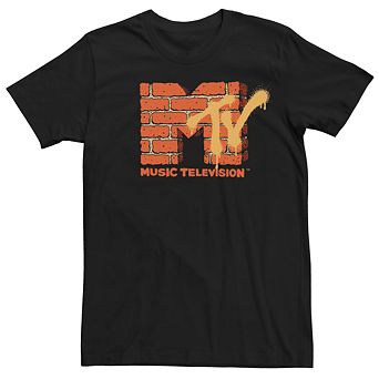 Mens Licensed Character Mens MTV Brick Logo Tee