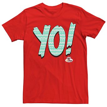 Men's MTV Yo Retro Pattern Fill Tee