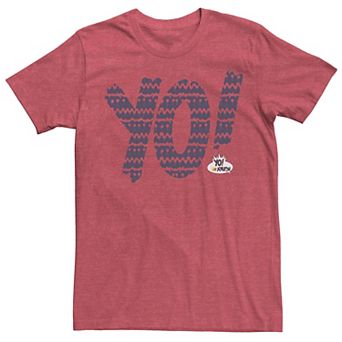 Men's MTV Yo Retro Pattern Fill Tee