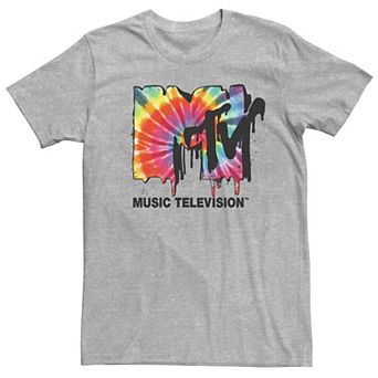 Men's MTV Tie Dye Drip Logo Tee