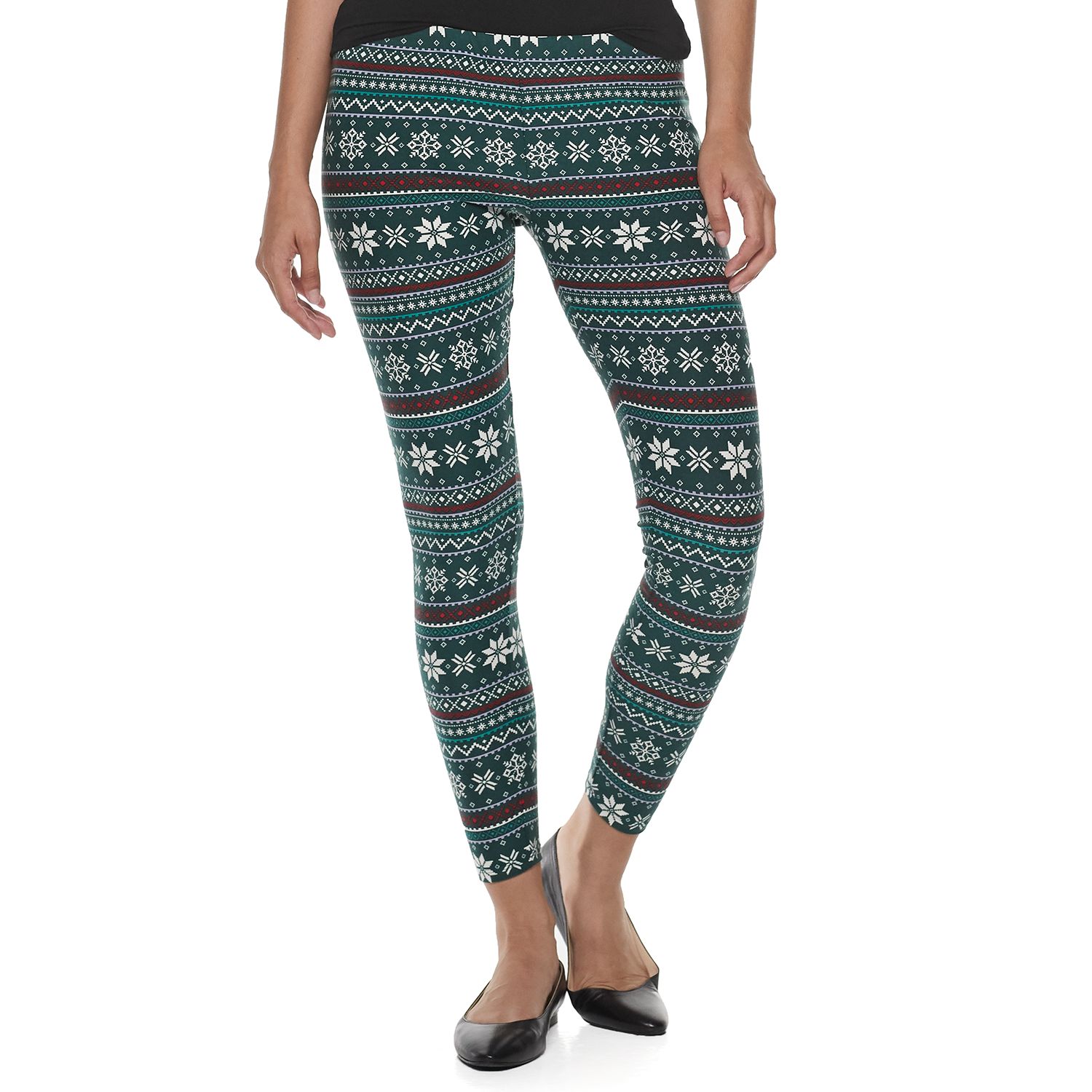 kohls christmas leggings