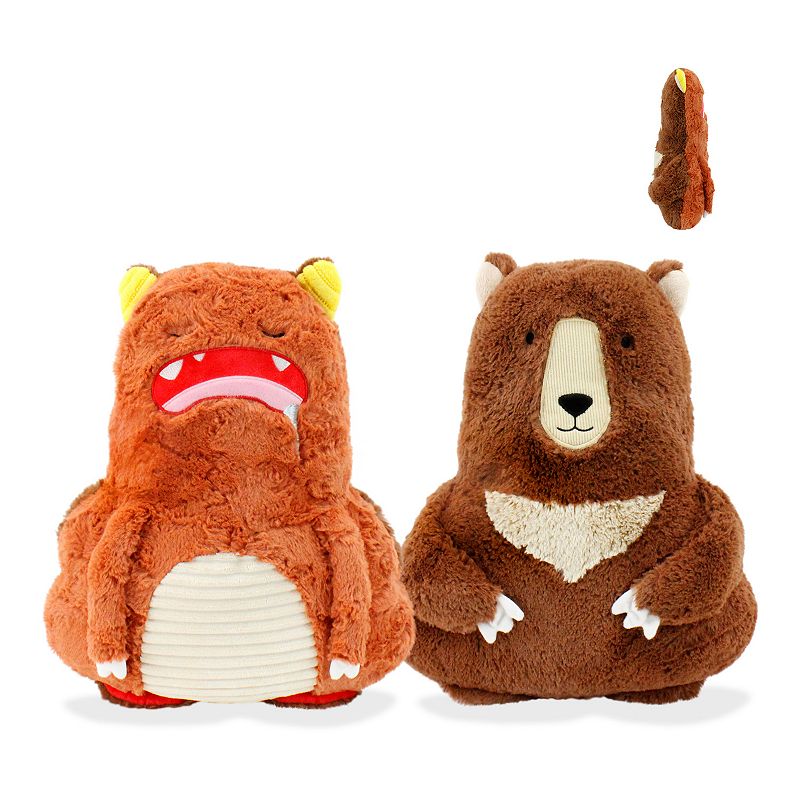 Animal Adventure Soft Landing Backflips Bear/Monster 2-in-1 Reversible Char