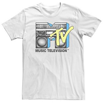 Men's MTV Boombox Logo Short Sleeve Tee