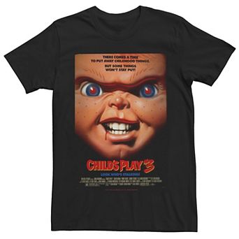 Men's Chucky Child's Play 3 Face Shot Logo Tee