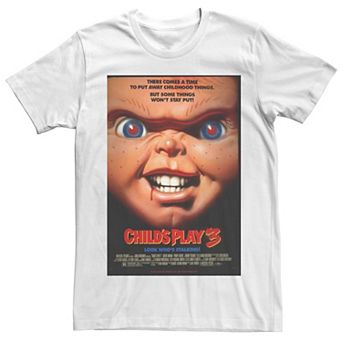 Men's Chucky Child's Play 3 Face Shot Logo Tee