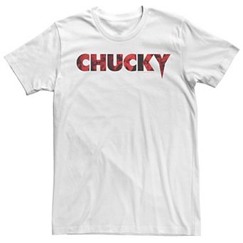Men's Chucky Red Text Good Guys Doll Fill Tee