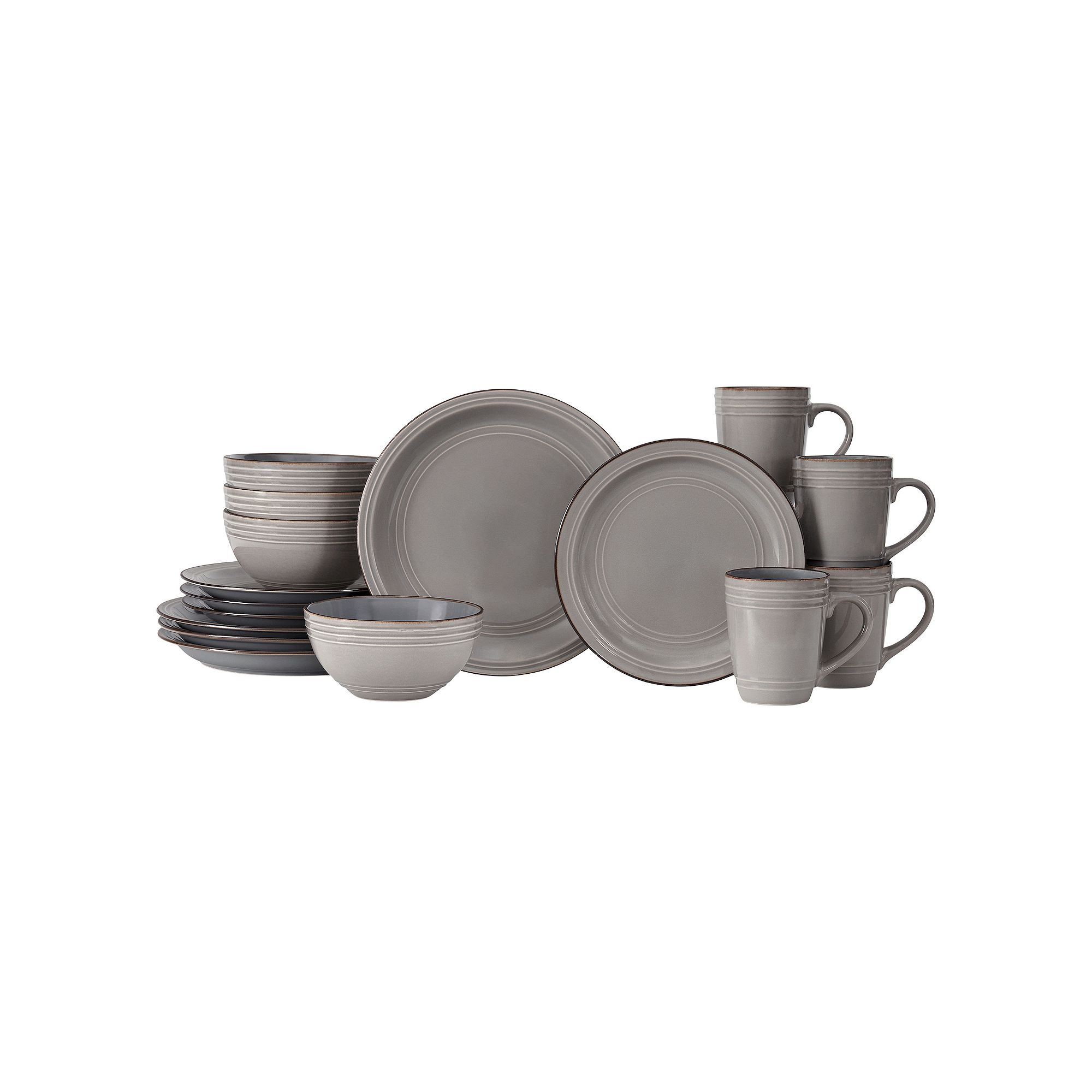 Baum Allure 16-pc. Dinnerware Set, Gray
