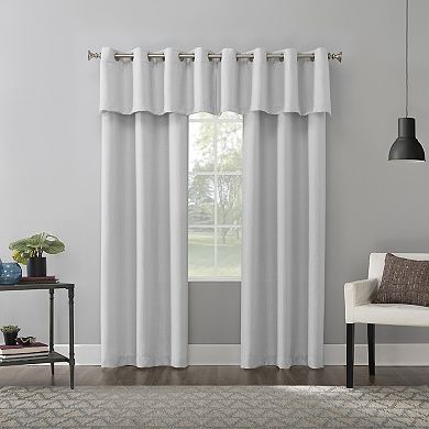 The Big One® 2-pack Raiden Solid Grommet Window Curtain Set