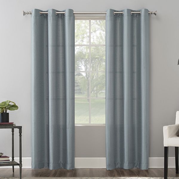 The Big One® 2-pack Raiden Solid Grommet Decorative Window Curtain Set