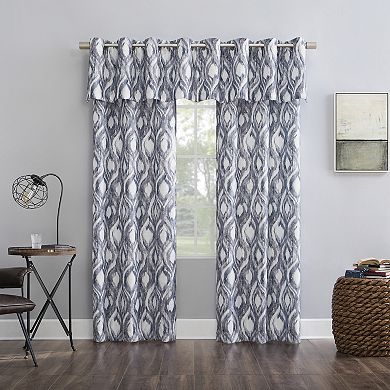 The Big One® Illona Ikat Ogee Grommet Curtain Valance