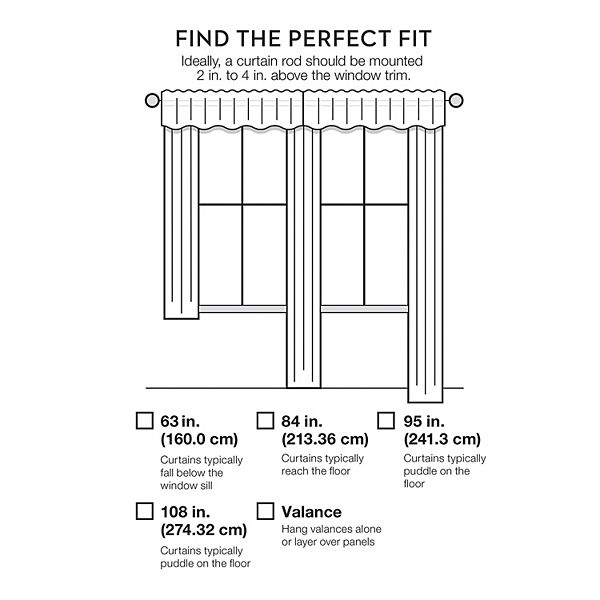 The Big One® Raiden Solid Grommet Curtain Valance