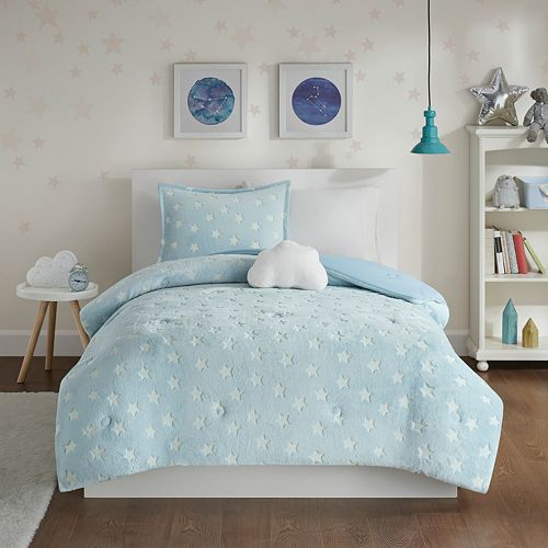 Mi Zone Kids Avery Glow In The Dark Plush Comforter Set