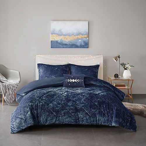 Intelligent Design Isabel Velvet Duvet Cover Set